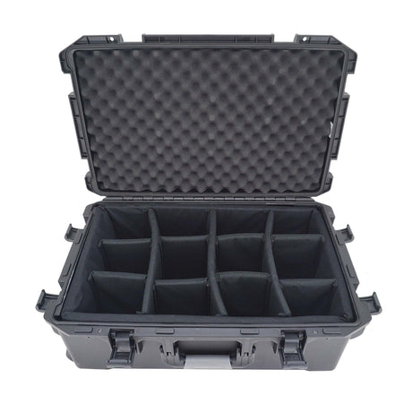 SINORA Koffer Trolley 07146-28 mit Klett-Trennwand Einsatz universal