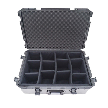 SINORA Koffer Trolley 08154-31 mit Klett-Trennwand Einsatz universal
