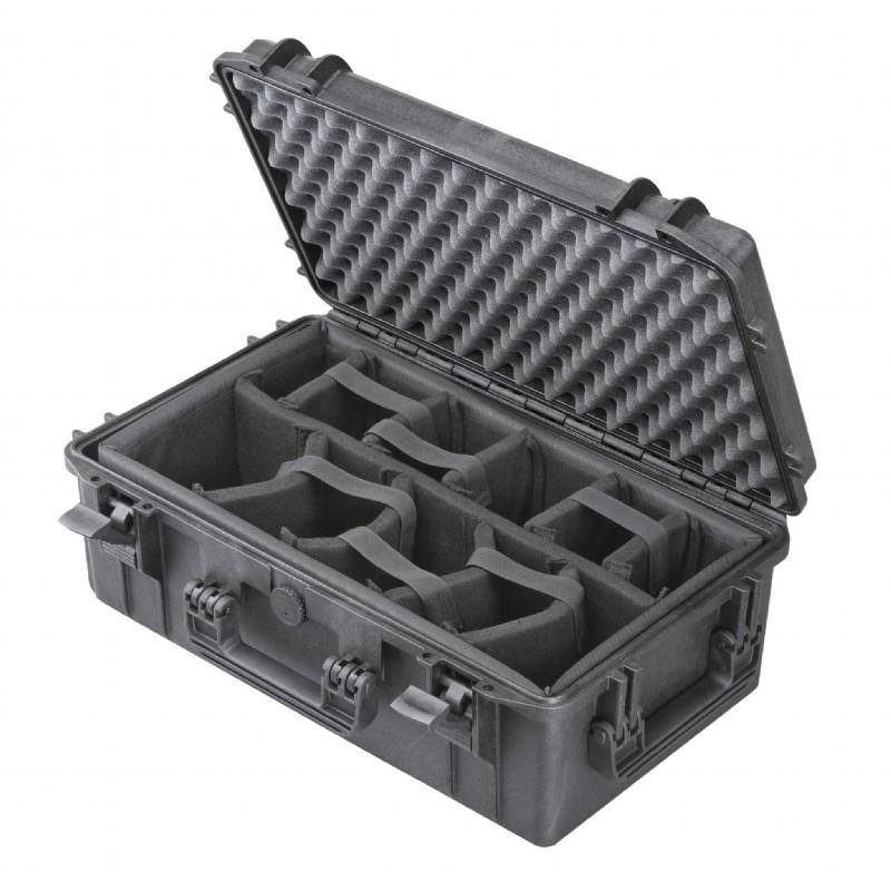 MC-CASES® Professioneller Transportkoffer Trolley Universal Hartschalen Outdoor Koffer 520 x 290 x 200mm - Viele Ausführungen