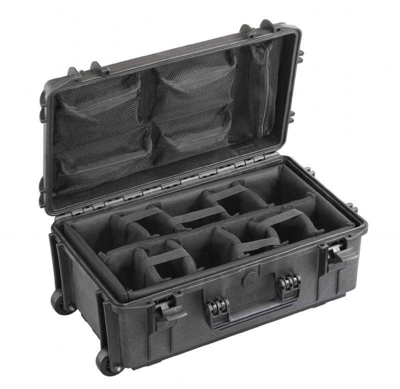 MC-CASES® Professioneller Transportkoffer Trolley Universal Hartschalen Outdoor Koffer 520 x 290 x 200mm - Viele Ausführungen