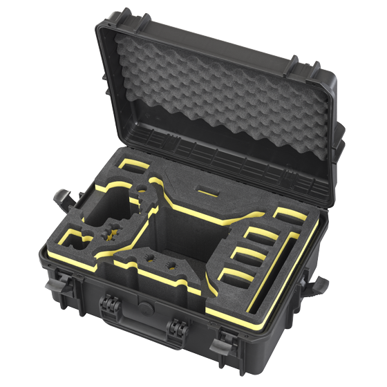 TAF CASE 500 DJI Phantom Drohnenkoffer - Staub- und wasserdicht IP67