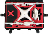 MC-CASES® Professioneller Koffer Transportkoffer passend für DJI Phantom 4 Professional Plus und Obsidian mit Platz für 6 Akkus + Zubehör IP67 wasserdicht