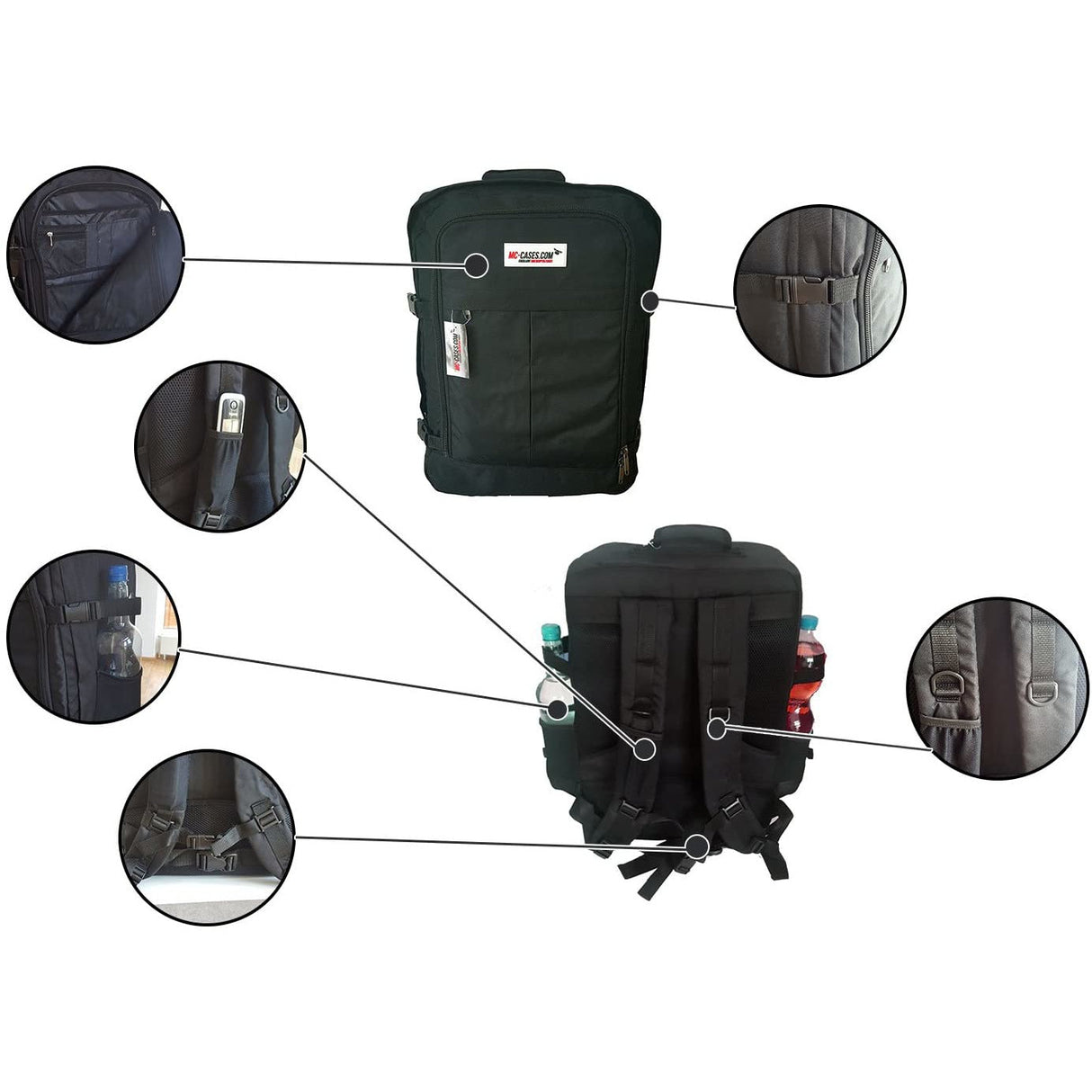 MC-CASES® Professioneller Koffer Box Transportbox passend für DJI Mavic Air