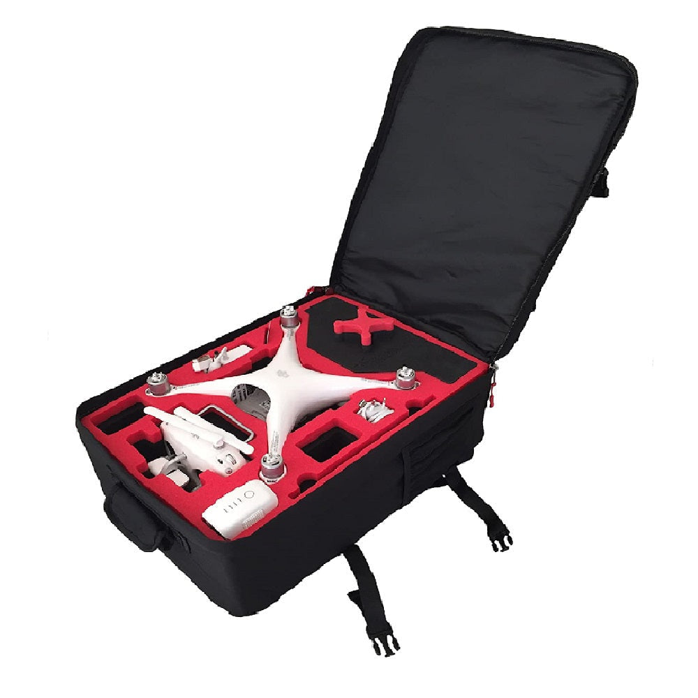 MC-CASES® Rucksack Transportrucksack für DJI Phantom 3, 4 Professional & Advanced und Phantom 4 Professional Plus