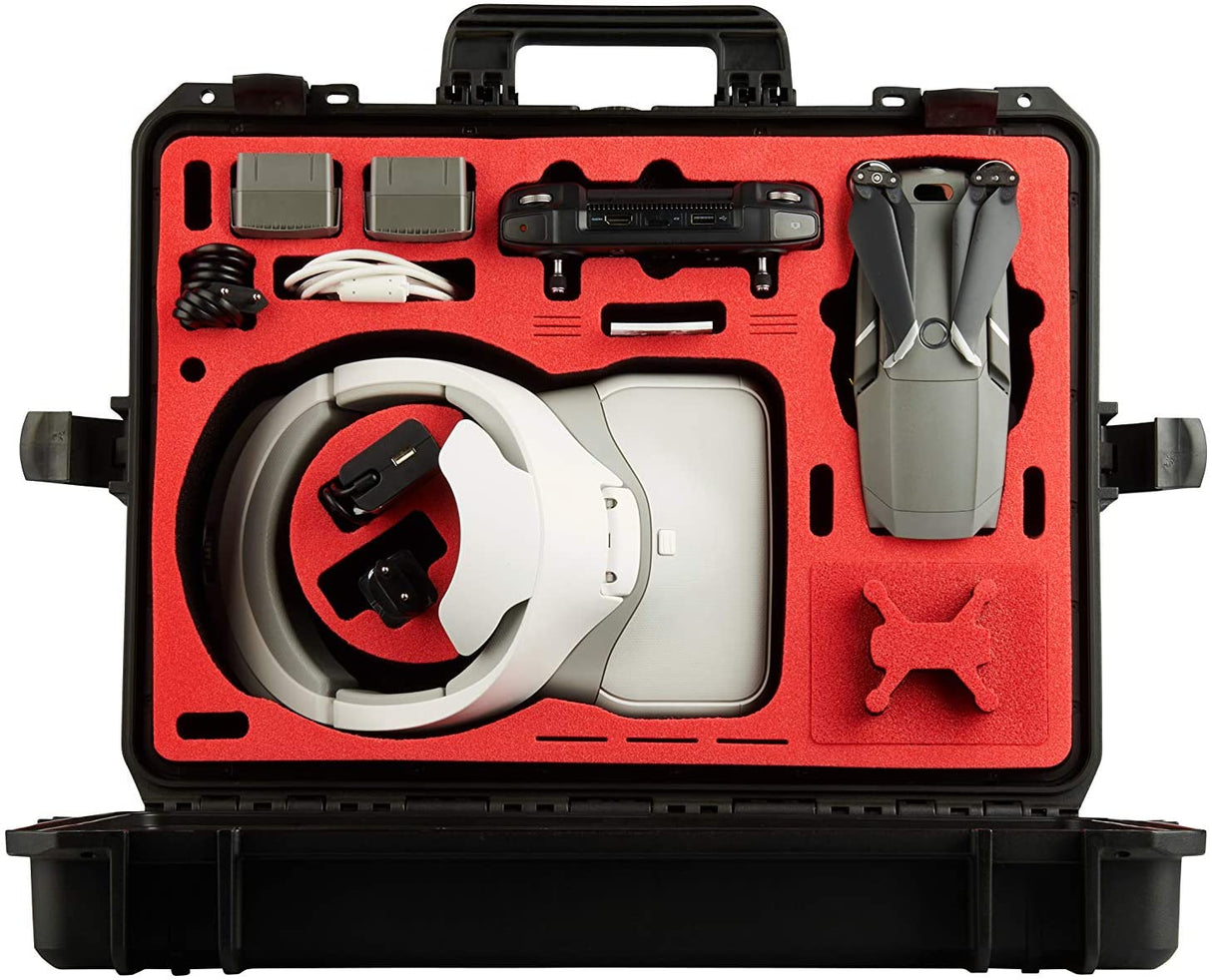 MC-CASES® Koffer für DJI Mavic 2 Pro und Zoom und DJI Goggles/RE auch mit DJI Smart Controller oder Standard Controller