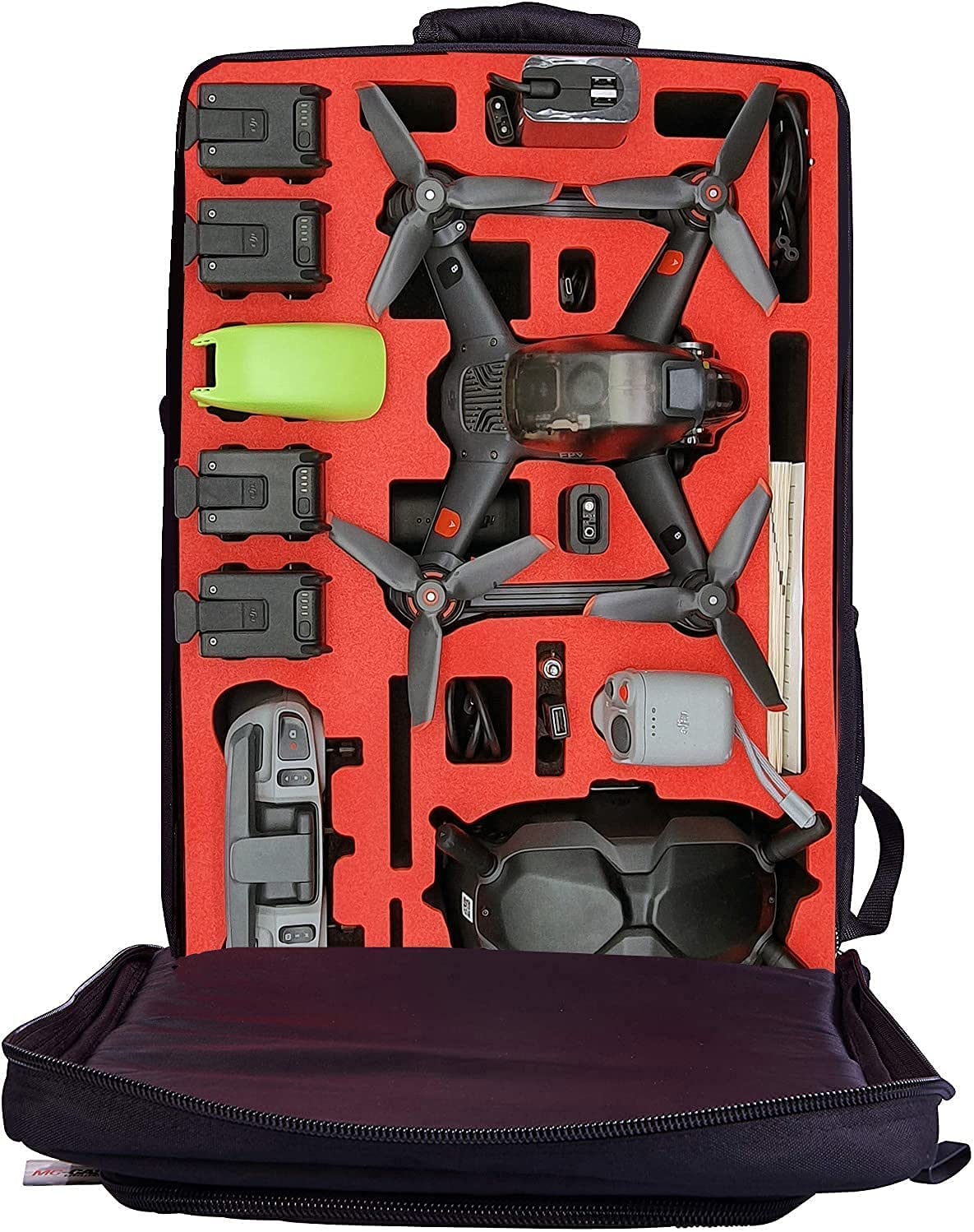 MC-CASES® Rucksack für DJI FPV COMBO - Explorer Edition