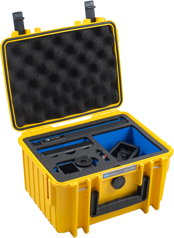 B&W DJI Action 3 Case Typ 2000 Fotokoffer Videokoffer