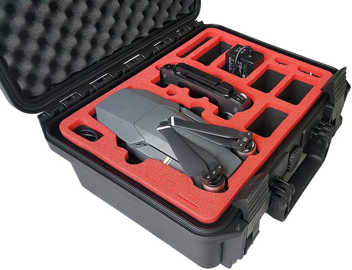 MC-CASES® Profi Transportkoffer für DJI Mavic Pro und Platinum mit Platz für 4 Akkus
