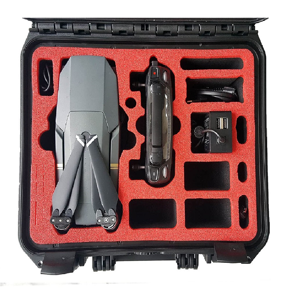 MC-CASES® Profi Transportkoffer für DJI Mavic Pro und Platinum mit Platz für 4 Akkus