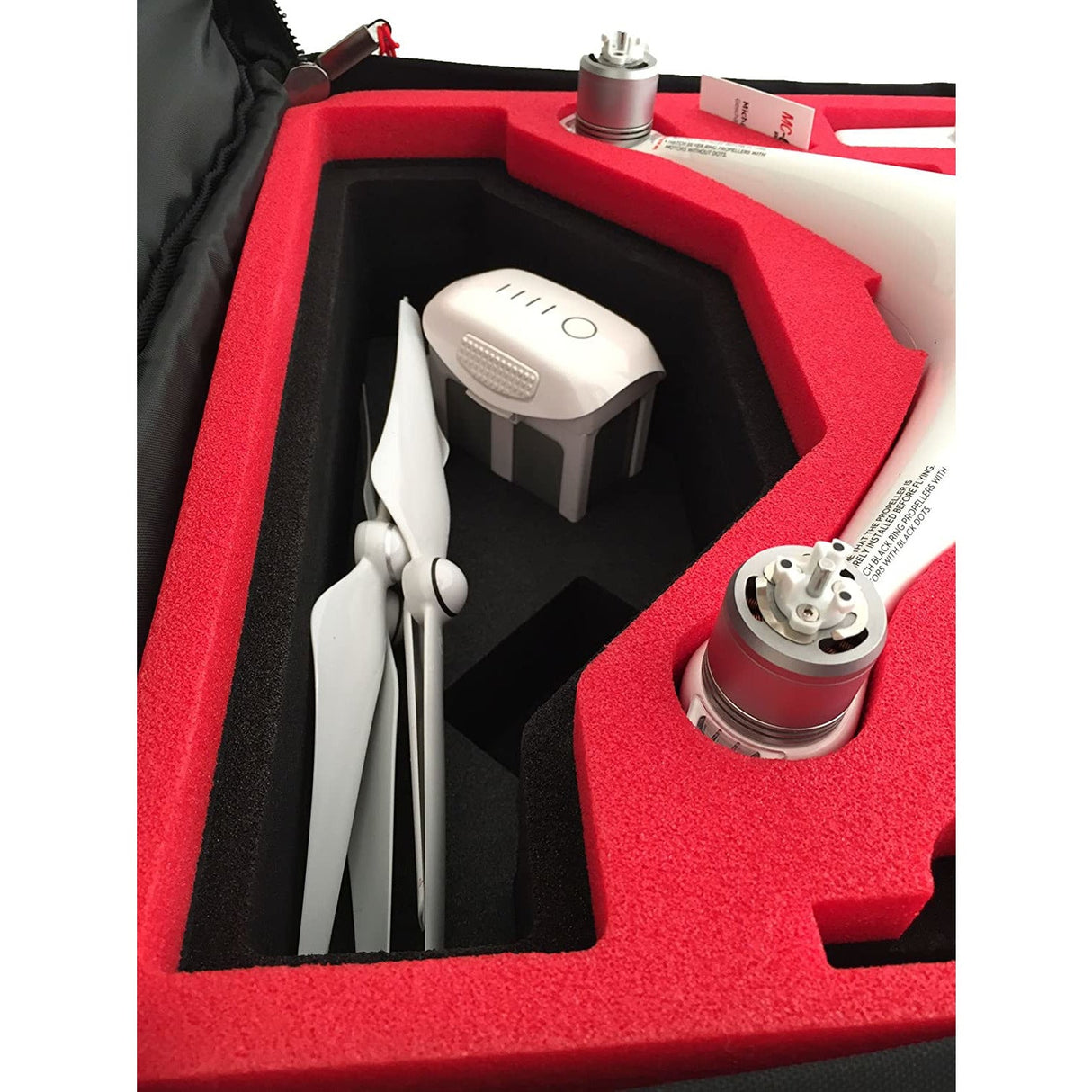 MC-CASES® Rucksack Transportrucksack für DJI Phantom 3, 4 Professional & Advanced und Phantom 4 Professional Plus