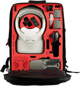 MC-CASES® Professioneller Rucksack für DJI Goggles auch RE und DJI Mavic 2 Pro & Zoom - Made in Germany - inkl. Regencape