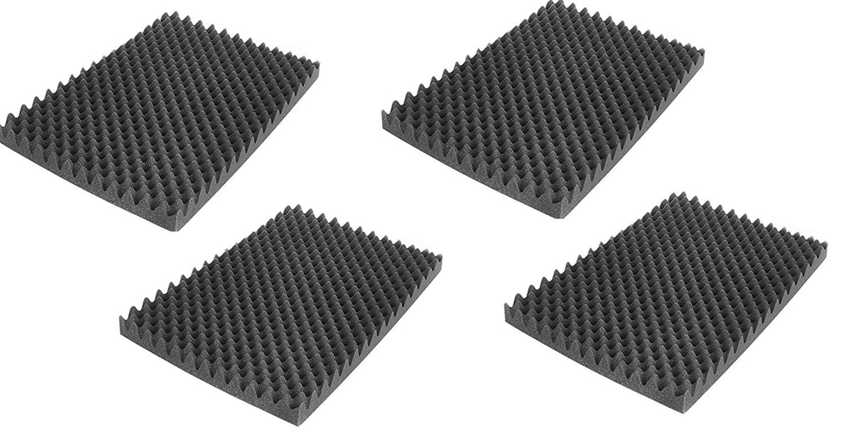 MC-CASES® Noppenschaumstoff, Akustik Schaumstoff, Akustikschaumstoff, Dämmung (500 mm x 350 mm x 50 mm) 8 Platten