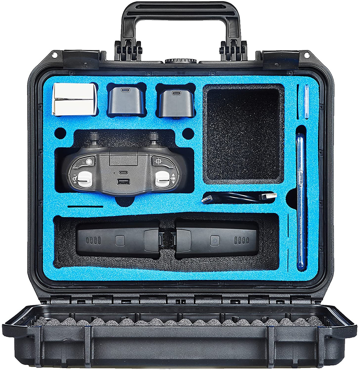 MC-CASES® Transportkoffer für Parrot Anafi mit Platz für Skycontroller 3 sowie Zubehör