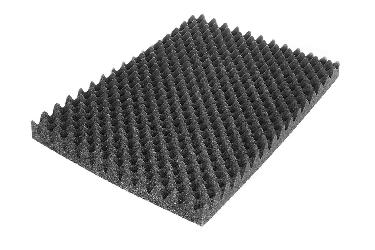 MC-CASES® Noppenschaumstoff, Akustik Schaumstoff, Akustikschaumstoff, Dämmung (500 mm x 350 mm x 50 mm) 8 Platten