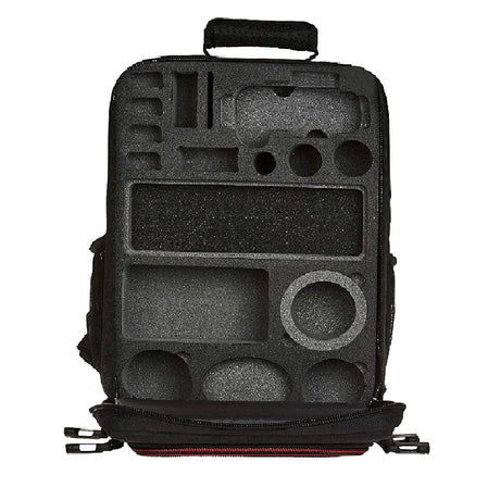 MC-CASES® Professioneller Rucksack für die Panasonic Lumix GH5 und GH5S mit viel Platz für sämtliches Zubehör
