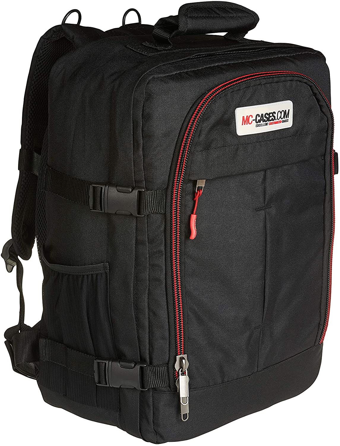 MC-CASES® Professioneller Rucksack für die Panasonic Lumix GH5 und GH5S mit viel Platz für sämtliches Zubehör