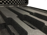 MC-CASES® Professioneller Pistolenkoffer für bis zu 5 Pistolen und 9 Magazine