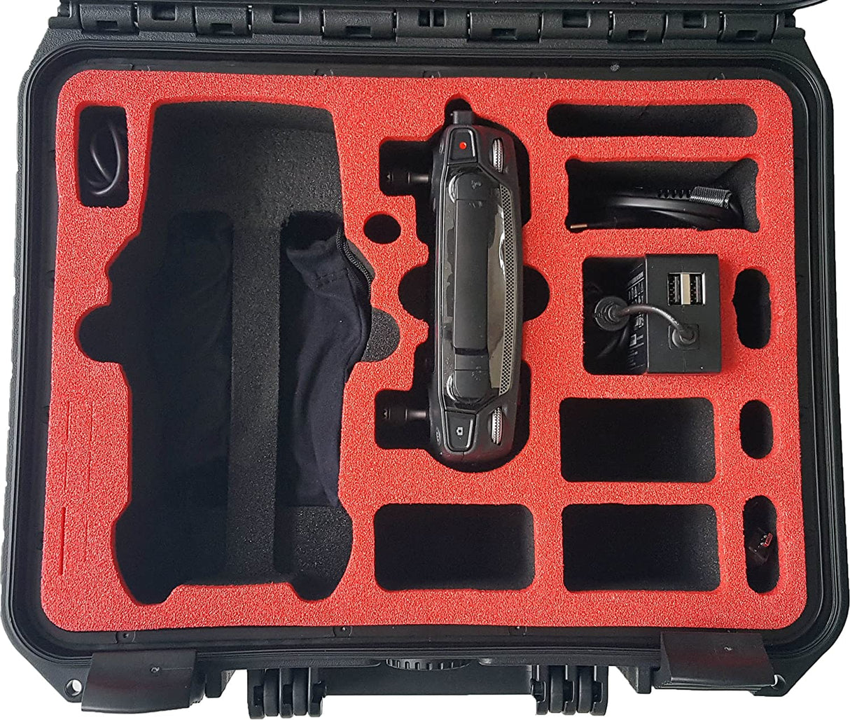 MC-CASES® Profi Transportkoffer für DJI Mavic Pro und Platinum mit Platz für 4 Akkus