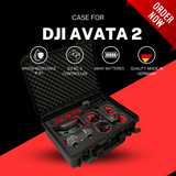 MC-CASES® Professioneller Koffer für DJI Avata 2 Combo - DJI RC Motion 3 - DJ Goggles 3