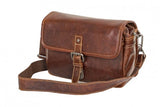 Alpenleder Kameratasche Camera Bag Presse Brandy Buff Crumple