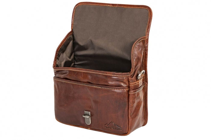 Alpenleder Kameratasche Camera Bag Presse Brandy Buff Crumple