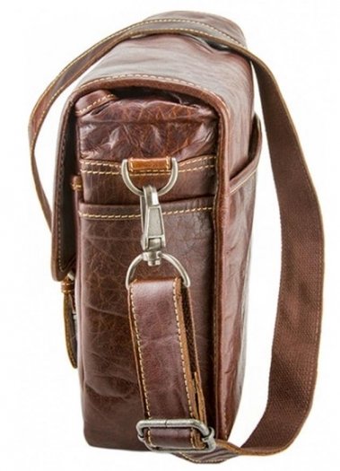 Alpenleder Kameratasche Camera Bag Reporter Brandy