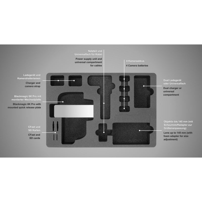 TOMCase Blackmagic 6K Pro Outdoor Case Fotokoffer Fototransportkoffer