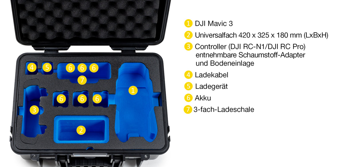 B&W DJI Mavic 3 Case Type 4000 Drohnenkoffer
