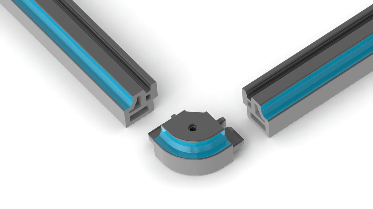 B&W Einbaurahmen ABS für Case 6000/6040 Schwarz