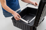B&W Einbaurahmen ALU für Case 6000/6040 silber