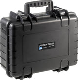 B&W Case Typ 4000 schwarz GoPro 9-12 Koffer GoPro Transportkoffer 42 x 32,5 x 18cm