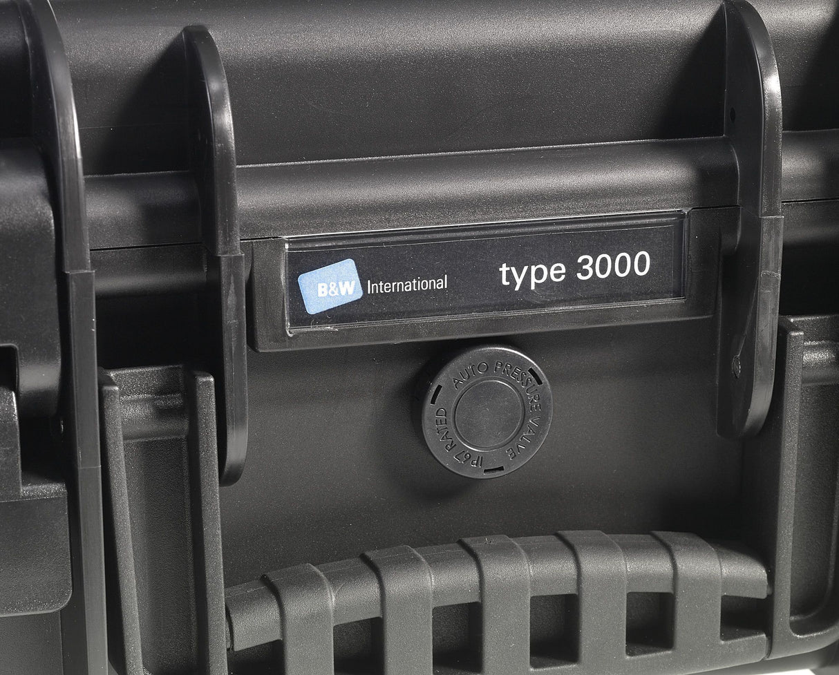 B&W Case Typ 4000 schwarz GoPro 9-12 Koffer GoPro Transportkoffer 42 x 32,5 x 18cm