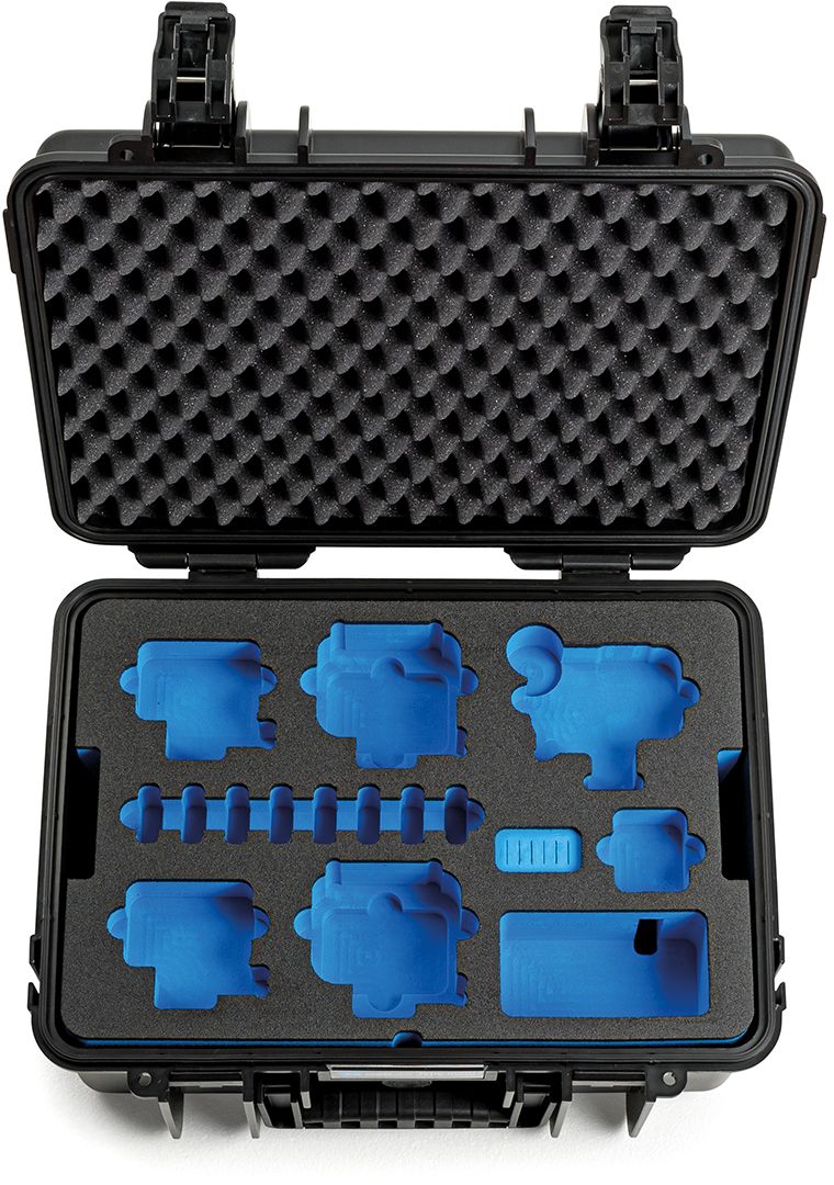 B&W Case Typ 4000 schwarz GoPro 9-12 Koffer GoPro Transportkoffer 42 x 32,5 x 18cm