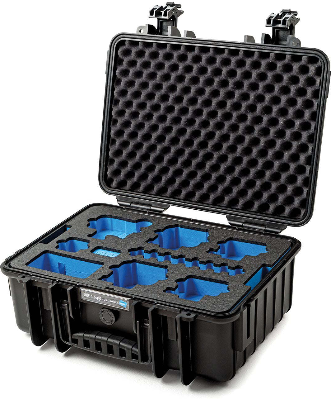 B&W Case Typ 4000 schwarz GoPro 9-12 Koffer GoPro Transportkoffer 42 x 32,5 x 18cm