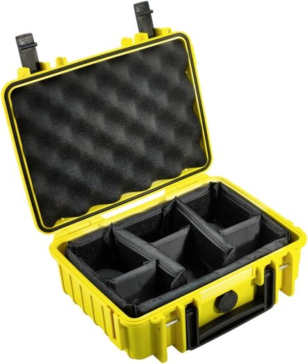 B&W Case Type 1000 Koffer Transportkoffer versch. Farben 27 x 21,5 x 10,5cm