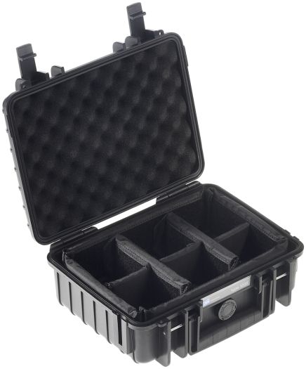 B&W Case Type 1000 Koffer Transportkoffer versch. Farben 27 x 21,5 x 10,5cm