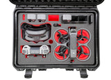 MC-CASES® Professioneller Koffer für DJI Avata 2 Combo - DJI RC Motion 3 - DJ Goggles 3