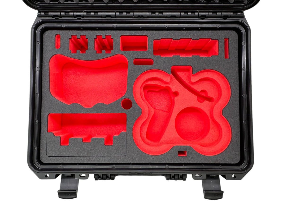 MC-CASES® Professioneller Koffer für DJI Avata 2 Combo - DJI RC Motion 3 - DJ Goggles 3