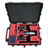 MC-CASES® Professioneller Transportkoffer für DJI Inspire 2 - Landing Mode - Platz für X4S/X5S - 20 Batterien, Objektive uvm