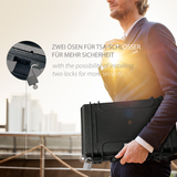 MC-CASES® Laptopkoffer Notebookkoffer Transportkoffer für Lenovo ThinkPad 16 Zoll Notebook / Laptop