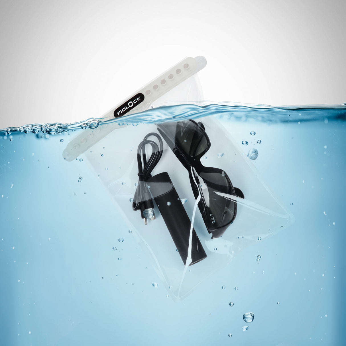 Fidlock HERMETIC Dry Bag Mega Schwarz Transparent