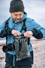 Fidlock HERMETIC Dry Bag Mega Schwarz Transparent