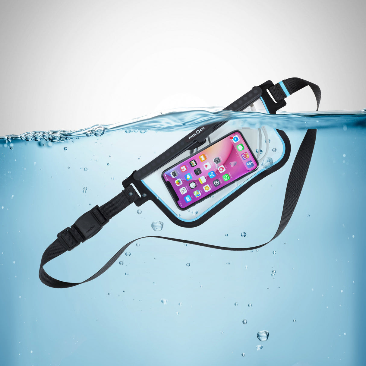 Fidlock HERMETIC Dry Bag Mega Schwarz Transparent