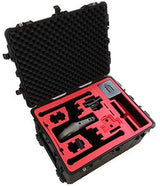 MC-CASES® Professioneller Transportkoffer für DJI Inspire 2 - Landing Mode - Platz für X4S/X5S - 20 Batterien, Objektive uvm