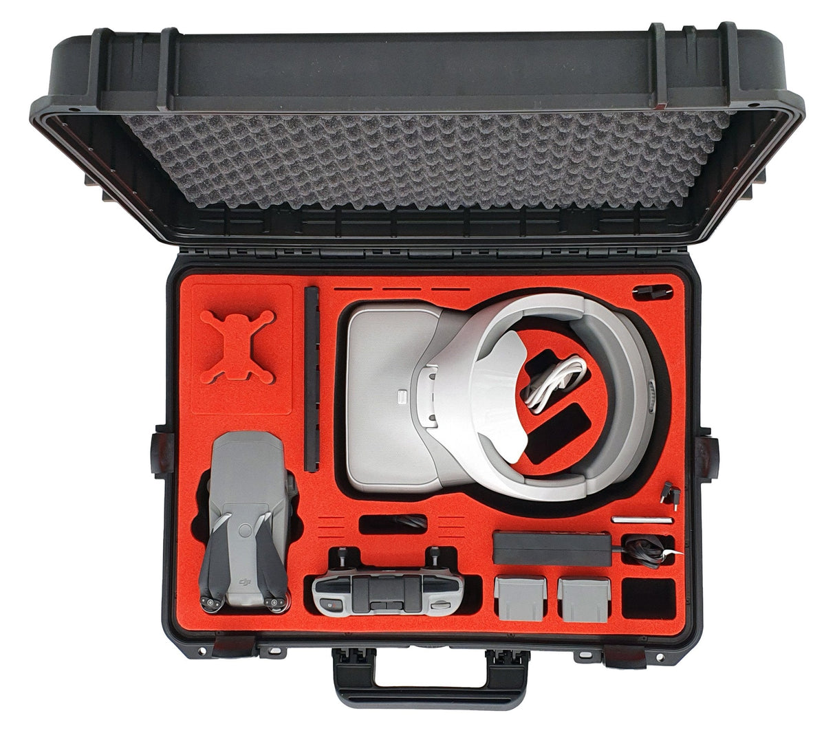 MC-CASES® Koffer für DJI Mavic Air 2S und Air 2  & DJI Goggles und 6 Akkus + Zubehör