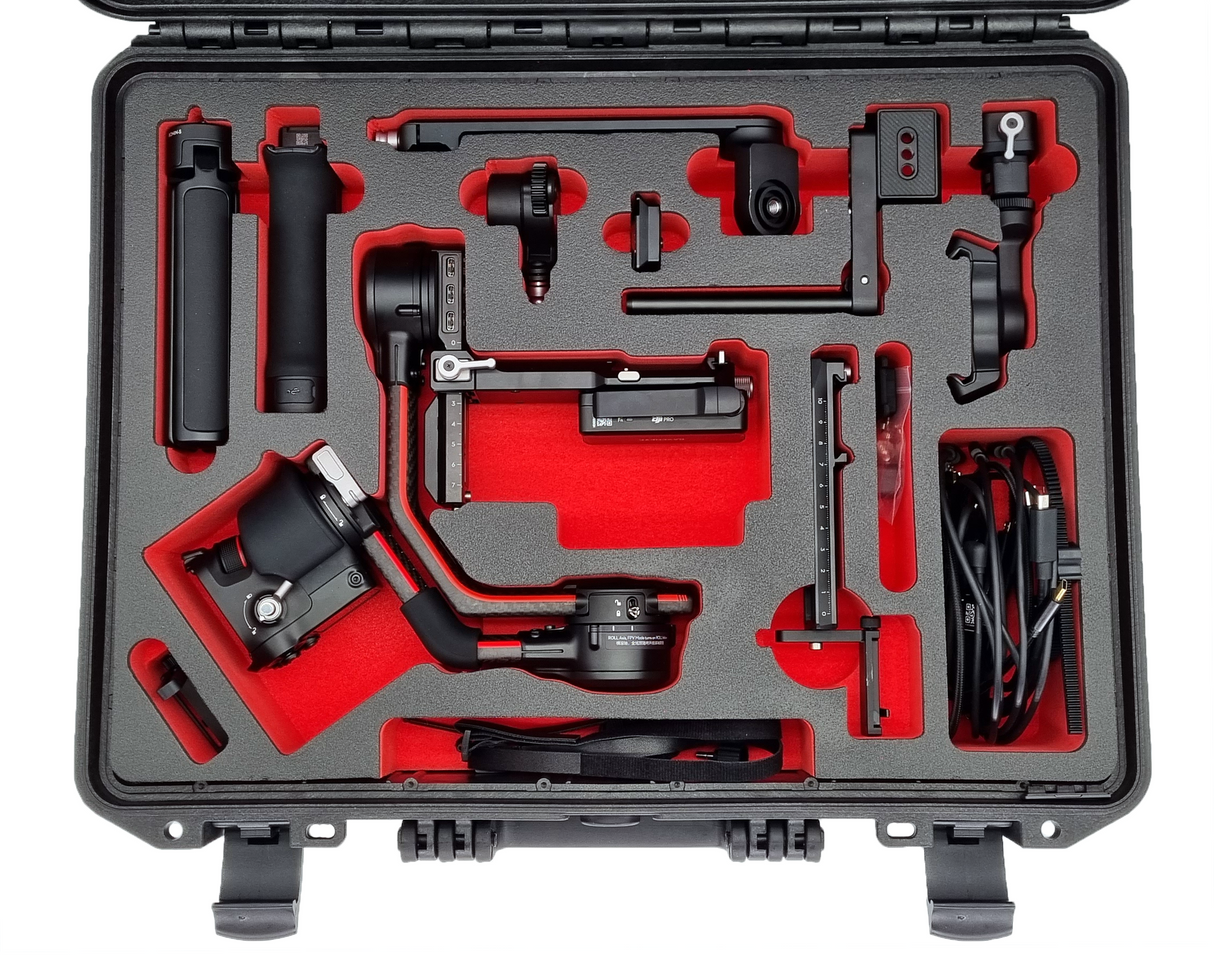 MC-CASES® Professioneller Koffer speziell passend für DJI Ronin RS2 Pro Combo