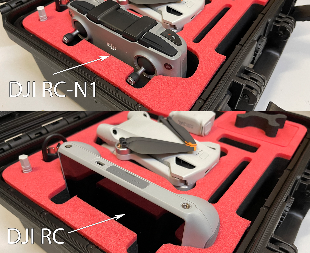 MC-CASES® Professioneller Koffer für DJI Mini 3 Pro Platz für bis zu 9 Akkus