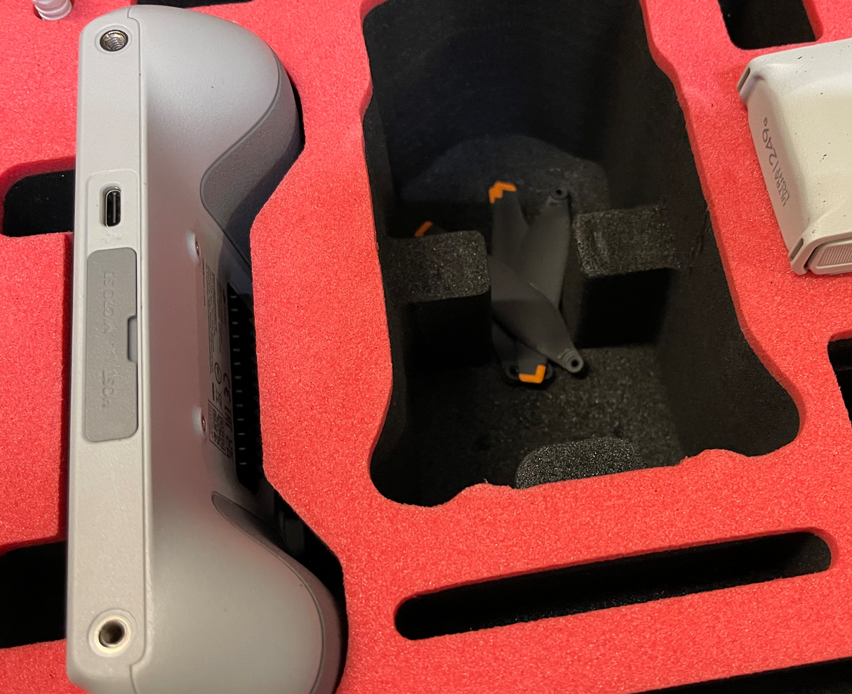 MC-CASES® Professioneller Koffer für DJI Mini 3 Pro Platz für bis zu 9 Akkus
