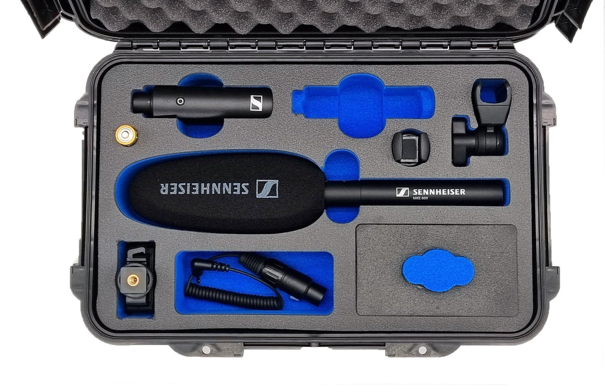MC-CASES® Professioneller Koffer für Sennheiser MKE 600 Serie / XSWD Interview Set