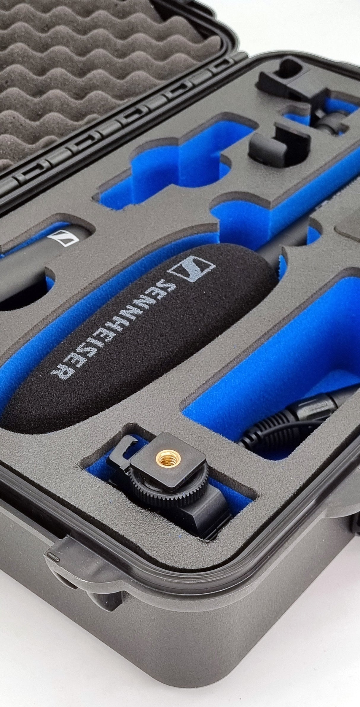 MC-CASES® Professioneller Koffer für Sennheiser MKE 600 Serie / XSWD Interview Set